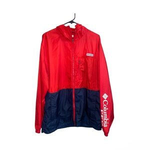 Columbia Two-Tone Red and Navy Jacket